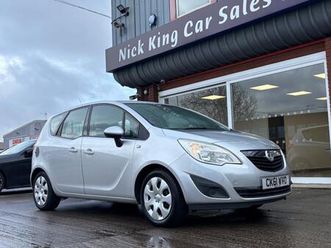 2012 vauxhall meriva 1.4i 16v exclusiv 5dr ++ ulez / air con / cruise ++ mpv petrol manual