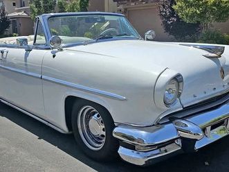 1955 lincoln capri rare capri convertible, power top, wide whitewalls
