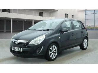 2012 vauxhall corsa 1.4 active 5dr [ac] hatchback petrol manual