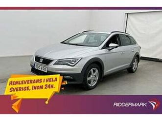 seat leon x-perience tdi 4drive dragkrok kamera carplay
