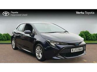 2022 toyota corolla 1.8 vvt-i hybrid icon 5dr cvt hybrid hatchback hatchback hybrid automatic