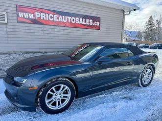 2014 chevrolet camaro convertible 1lt - remote start - backup ca
