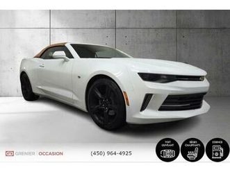 2018 chevrolet camaro 2lt rs convertible bose bas kilo