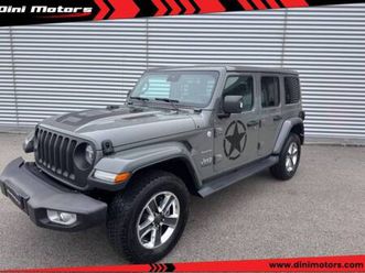wrangler 3ª serie unlimited 2.2 mjt ii 4x4 4wd sahara gancio traino