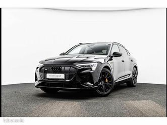 audi e-tron sportback 55 408ch s line e-quattro - toit ouvrant - caméra - black edition - matrix