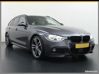 bmw serie 3 touring 330i m sport 2.0 tpt 252 ch boîte auto + suivi bmw + carplay = 360° + h/k