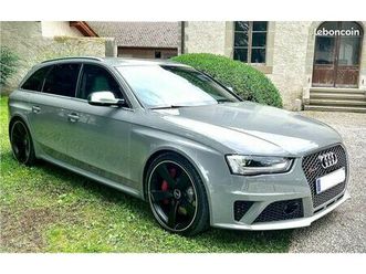audi rs4 avant b8 450 ch nardo très faible kilométrage certifié immat france pas de malus