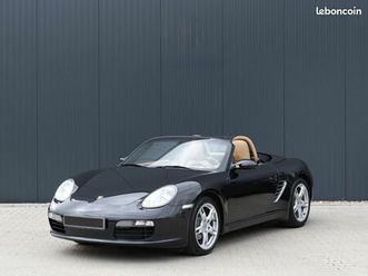 porsche boxster 987 2.7 240 ch tiptronic s 34 000 kms + int. cognac + pack sound plus
