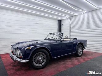 triumph tr4 a irs cabriolet - overdrive - origine france