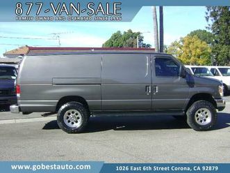 08 ford e350 extended cargo lifted work van loaded rv camper v10 6.8l low miles