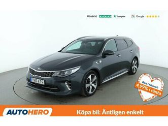 kia optima sport wagon 1.7 crdi gt-line panorama, carplay, dragkrok