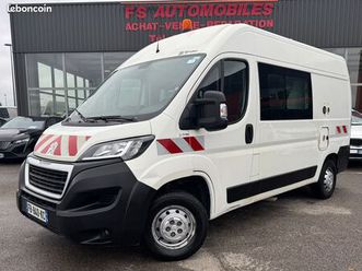 peugeot boxer cabine approfondie fg ii 330 l2h2 2.0 bluehdi 110 / climatisation / bluetooth / 2018 / 100 347 kms / 12 491.66 ht