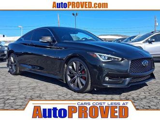 used 2019 infiniti q60 3.0t red sport 400