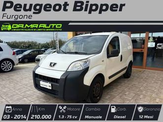 bipper bipper 1.3 hdi 75cv fap furgone