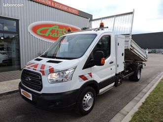 ford transit chassis cabine benne basculante p350 l2 2.0l ecoblue 130cv trend / 19125 ht / 1ère main / tva recuperable