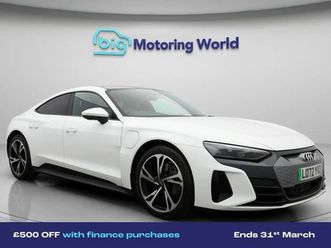 audi e-tron gt 93.4kwh saloon 4dr electric auto quattro (476 ps) £500 towards your finance depo saloon 2022, 50613 miles, £32500 - 33147249 - exchangeandmart.co