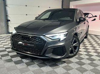 audi a3 sportback 30 tfsi s line/led/gps/cuir/toit pano/