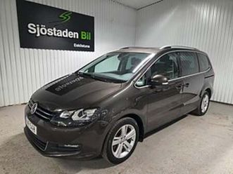 volkswagen sharan 7-seater 2.0 tdi panorama drag backkamera värmare