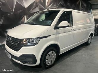 volkswagen transporter fg t6 l2h1 2.0 tdi 150 ch bvm business climatisation carplay habillage bois 2023