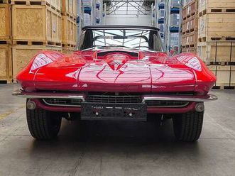 corvette corvette c2 sting ray cabriolet 1966 mit sidepi...