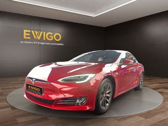 p100d ludicrous 772cv 4wd dual-motor / smart air / toit pano / cuir blanc / pack carbone / eap