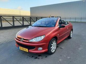 peugeot 206 1.6 16v cc cabrio met apk / leder / climate etc — peugeot — marktplaats