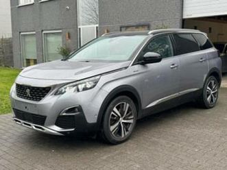 ② peugeot 5008 gt line 2018 diesel 120 000km carplay — peugeot — 2ememain