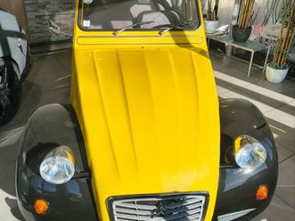 2 cv charleston jaune helios et noir