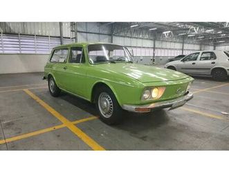 vw variant 1973 standard - verde hippie - apta para placa preta - relíquia