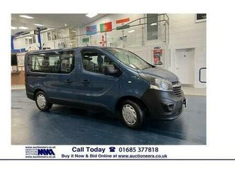 2017 vauxhall vivaro 2900 combi 1.6cdti s/s ecoflex 95ps l1h1 swb 9 seat minibus (euro 6) ------ ...