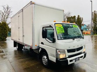2013 mitsubishi fuso fe160hd diesel 105k.mi.20ft.box+side doors truck*