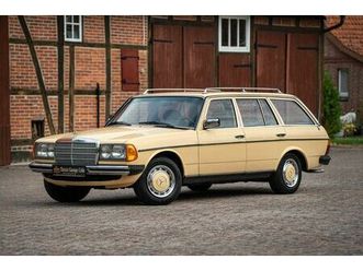 1982 mercedes 200 t s123 weizengelb mb tex grün automatik 1. hd