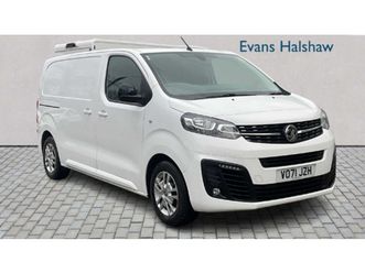 vauxhall vivaro 2700 1.5d 100ps sportive h1 van