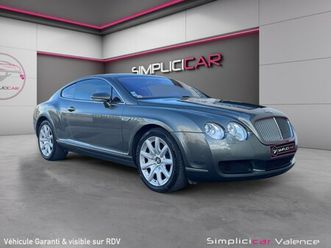 bentley continental gt 6.0 w12 bi-turbo 560 granite saddle burr walnut full entretien bentley et garantie bentley