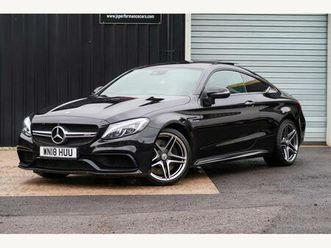 4.0 c63 v8 biturbo amg s (premium) spds mct euro 6 (start/stop) 2dr