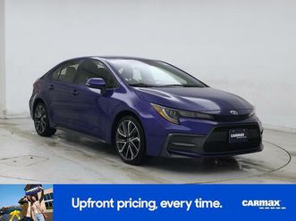 used 2021 toyota corolla se