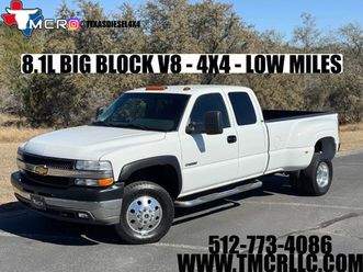 2001 chevrolet silverado 3500 4x4 - big block v8 - drw - low miles