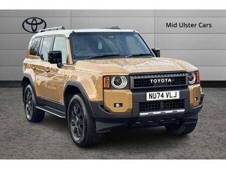 toyota land cruiser first edition suv's 2.8d first edition auto 4wd euro 6 (start/stop) 5dr (lwb)