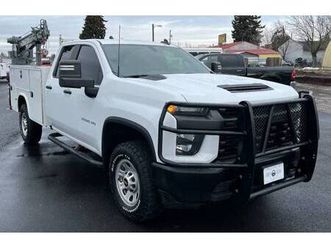 2021 chevrolet silverado 3500 hd 4x4 – service truck w/ crane –