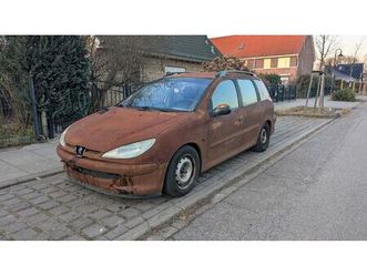 peugeot 206 sw ratte rostlack gewindefahrwerk