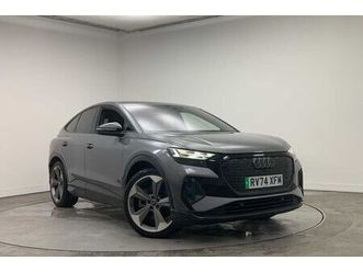 2024 audi q4 e-tron 45e black edition sportback auto