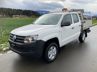 amarok 2.0 bitdi trendline 4motion alubrücke mit kran und 3`500 anhängelast