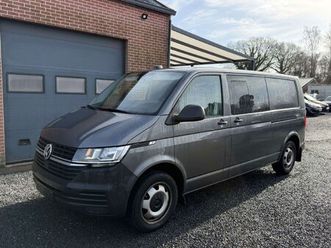 volkswagen transporter t6.1 l2 h1 2.0tdi dubbele cabine 2021 dsg navi garantie