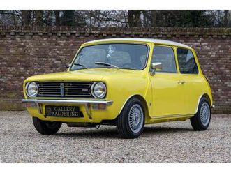mini clubman - austin 1000 top and fully restored - a kind of prestige object belonging to an employee of