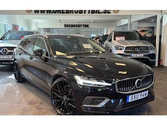 volvo v60 recharge t6 awd core bright drag gps h k läder 360kam