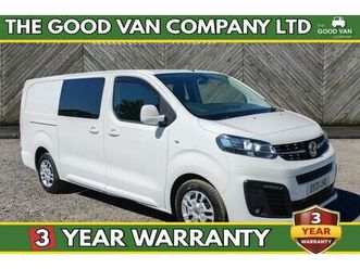 2021 vauxhall vivaro 2.0td 3100 l2h1 sportive (120ps)(eu6dt) double cab