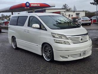 2011 toyota vellfire g 2.4 z platinum selection, 8 seaters mpv petrol automatic