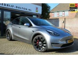 tesla model y performance awd 75 kwh 456 pk / 21 lmv /panod — tesla — marktplaats