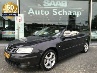 saab 9-3 cabrio 1.8t vector | rijklaar incl garantie | kap 2021 stoelverwarming climate control parkeersensoren