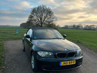 bmw 118i cabrio (2010) 110.000 km rood leder stoelverwarming — bmw — marktplaats